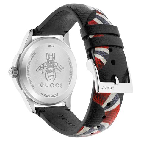 gucci le marché des merveilles snake watch|GUCCI Stainless Steel Calfskin 38mm Le Marche Des Merveilles .